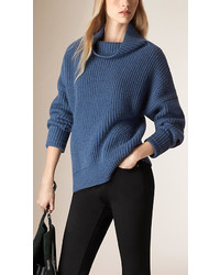 Burberry Ribbed Cashmere Cotton Sweater