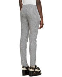Sacai Grey Knit Back Lounge Pants