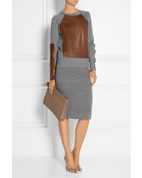 Reed Krakoff Cashmere Wool And Silk Blend Pencil Skirt