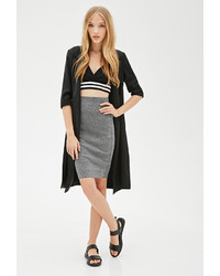 Forever 21 Marled Knit Pencil Skirt