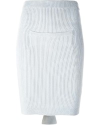 R & E And Re Walker Ribbed Fitted Skirt