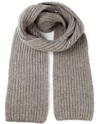 Ann Demeulemeester Grise Ribbed Knit Scarf