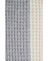 Barneys New York Colorblocked Chunky Wool Cashmere Knit Scarf