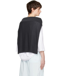 Lemaire Gray Sweater Style Scarf