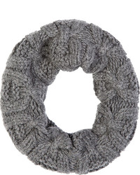 Kolor Grey Cashmere Cable Knit Collar