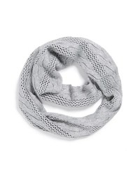MICHAEL Michael Kors Michl Michl Kors Metallic Knit Infinity Scarf Grey One Size One Size