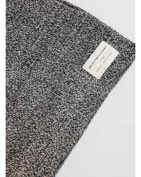 Topman Selected Homme Grey Knit Scarf