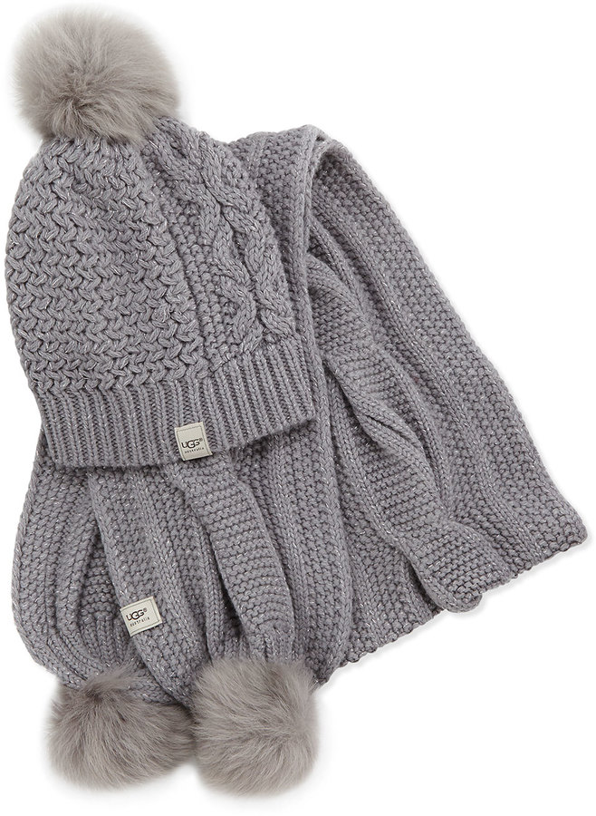 grey knit uggs
