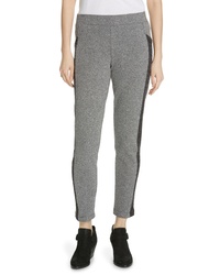 Eileen Fisher Colorblock Knit Slim Ankle Pants