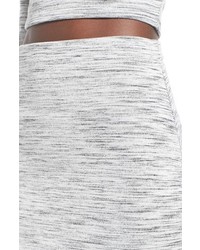 Missguided Space Dye Stretch Knit Midi Skirt