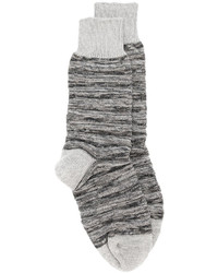 Issey Miyake Ribbed Knit Socks