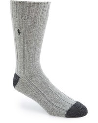 Polo Ralph Lauren Ribbed Wool Blend Socks