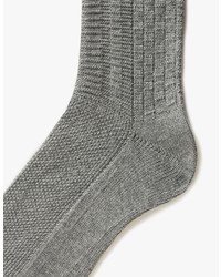 Simple Aran Knit Block Sock