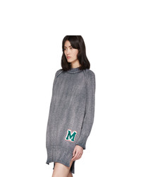MM6 MAISON MARGIELA Blue Knit M Sweater Dress