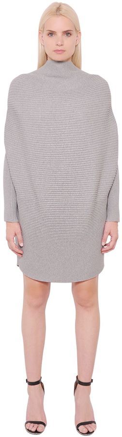 Designers Remix Draped Cotton Rib Sweater $340 LUISAVIAROMA | Lookastic