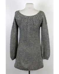 Vince Grey Knit Sweater Dress