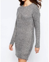 Ichi Sweater Dress With Back Lace Insert