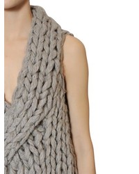 Maison Margiela Hand Knit Alpaca Sweater Dress