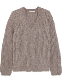 Mes Demoiselles Odeon Ribbed Knit Sweater Taupe