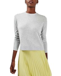 Topshop Ribbed Fine Knit Boxy Sweater