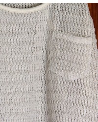 ChicNova Grey Knit Tank Top With Pocket
