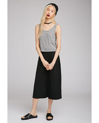 Forever 21 Marled Knit Cropped Tank