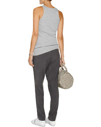Alexander Wang T By Ribbed Wool And Cashmere Blend Tank