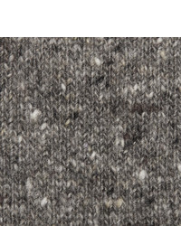 Brunello Cucinelli 55cm Mlange Knitted Wool And Cashmere Blend Tie