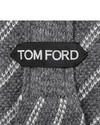Tom Ford 75cm Striped Knitted Cashmere Tie