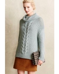 Anthropologie One Grey Day Soana Cowl Pullover