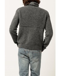 Block Turtleneck Sweater