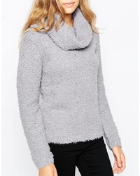 Brave Soul Chunky Knit Cowl Neck Sweater