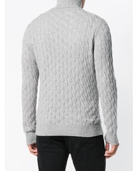 Eleventy Cable Knit Turtleneck Sweater