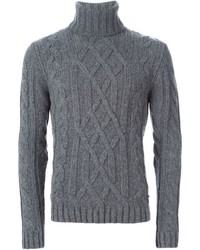Woolrich Cable Knit Turtleneck Sweater