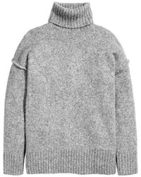 H&M Chunky Knit Turtleneck Sweater