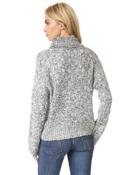 J.o.a. Marled Turtleneck Sweater