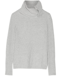 Autumn Cashmere Ribbed Knit Turtleneck Sweater