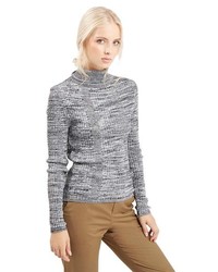 Topshop Ribbed Turtleneck Sweater
