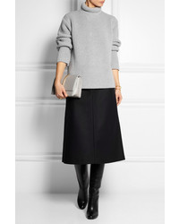 Rochas Ribbed Wool And Angora Blend Sweater