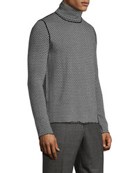The Kooples Wool Herringbone Sweater
