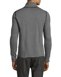 The Kooples Wool Herringbone Sweater