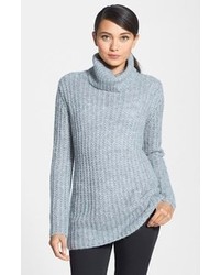 Trouve Trouv Scrunch Turtleneck Sweater
