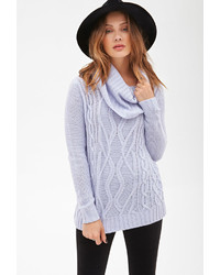 Forever 21 Turtleneck Cable Knit Sweater