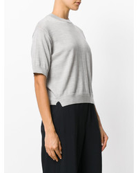 Twin-Set Crew Neck Knitted Top