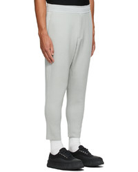 CFCL Grey Wool Milan Rib Tapered Trousers