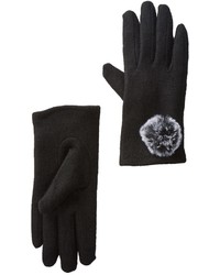 14th Union Faux Fur Pompom Knit Gloves