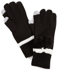 Kate Spade New York Bow Pom Gloves