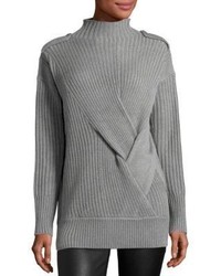 Rag & Bone Dale Merino Wool Rib Knit Mockneck Sweater