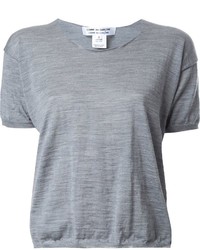 Grey Knit Wool T-shirt