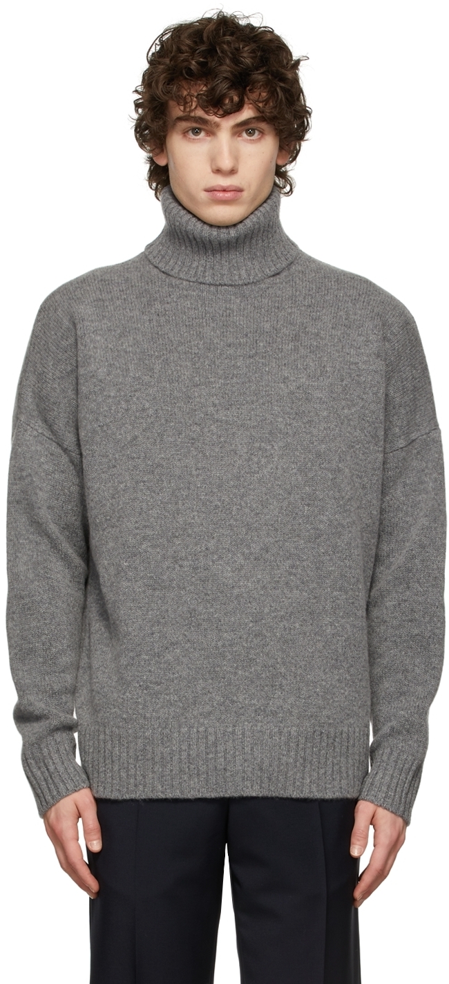 Harmony Grey Wool Windy Turtleneck, $315 | SSENSE | Lookastic